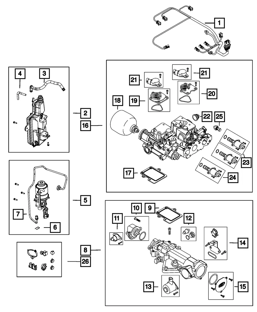 Shift Actuator Position Sensor - Mopar (68127177aa)