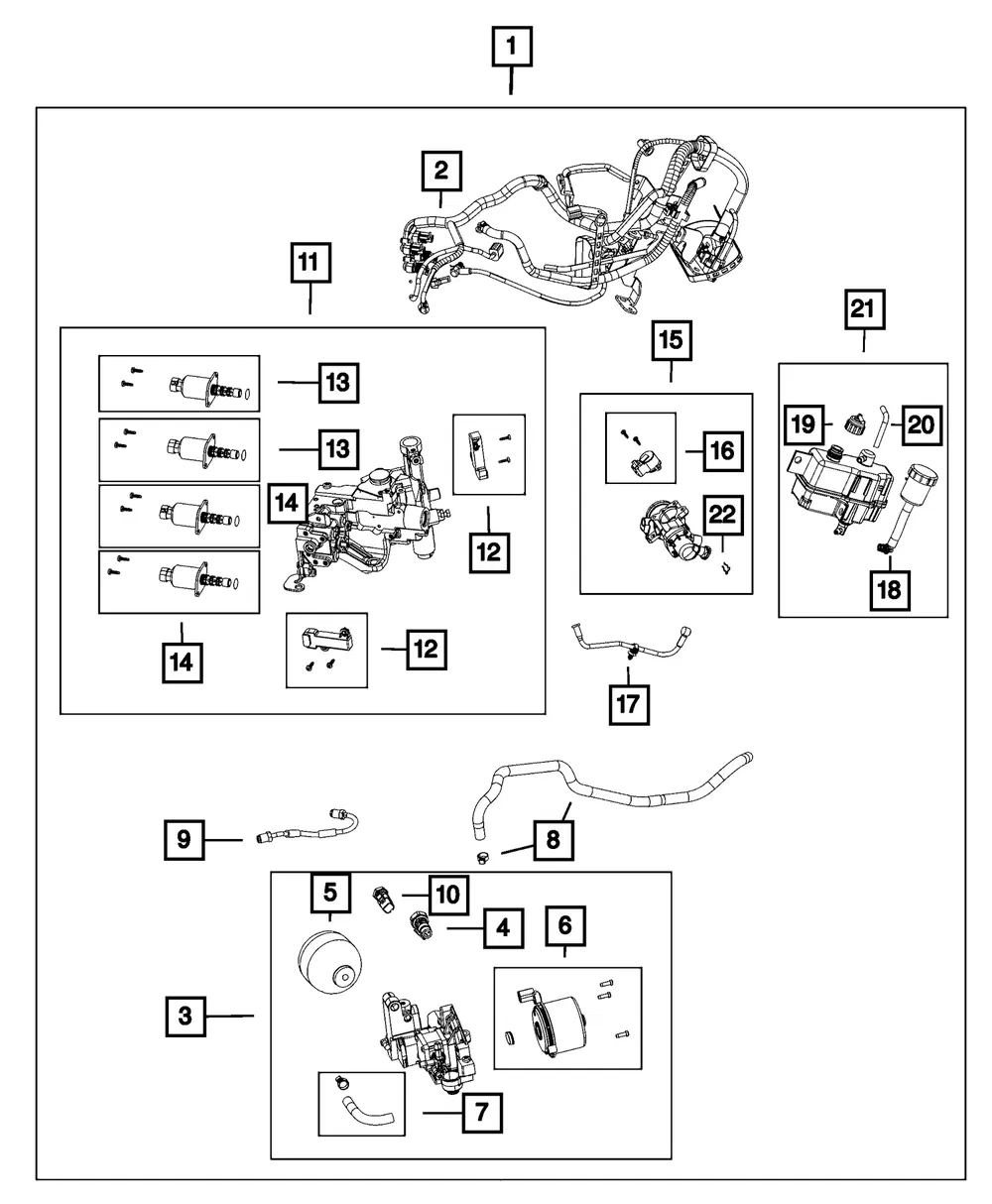 Pressure Sensor - Mopar (68137383AA)