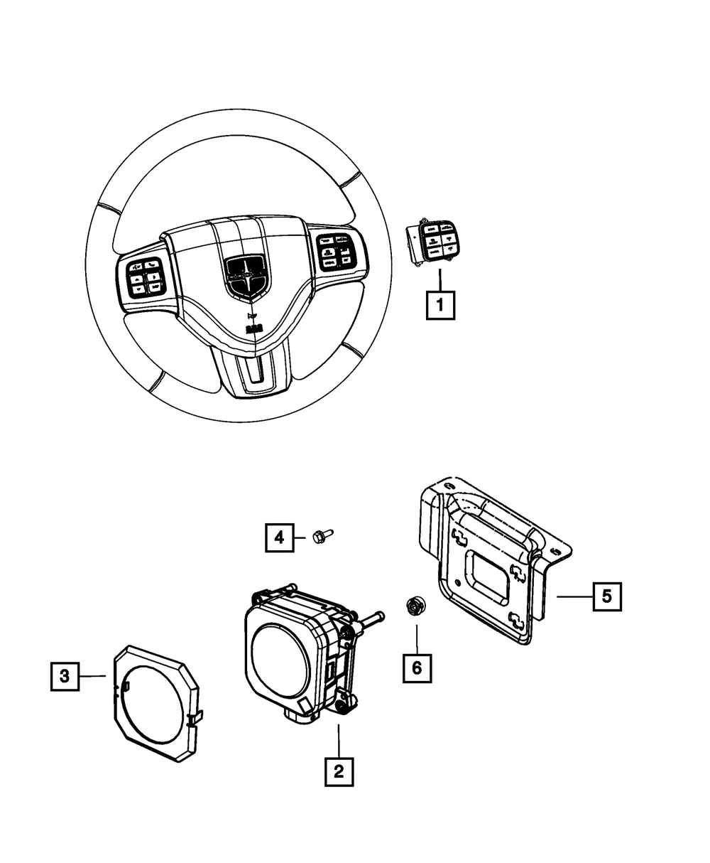 Adaptive Speed Control Module Sensor - Mopar (68137576ad)