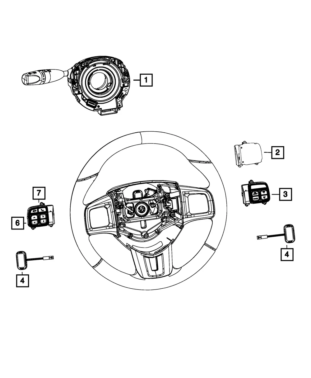 Speed Control Switch - Mopar (68140288AC)