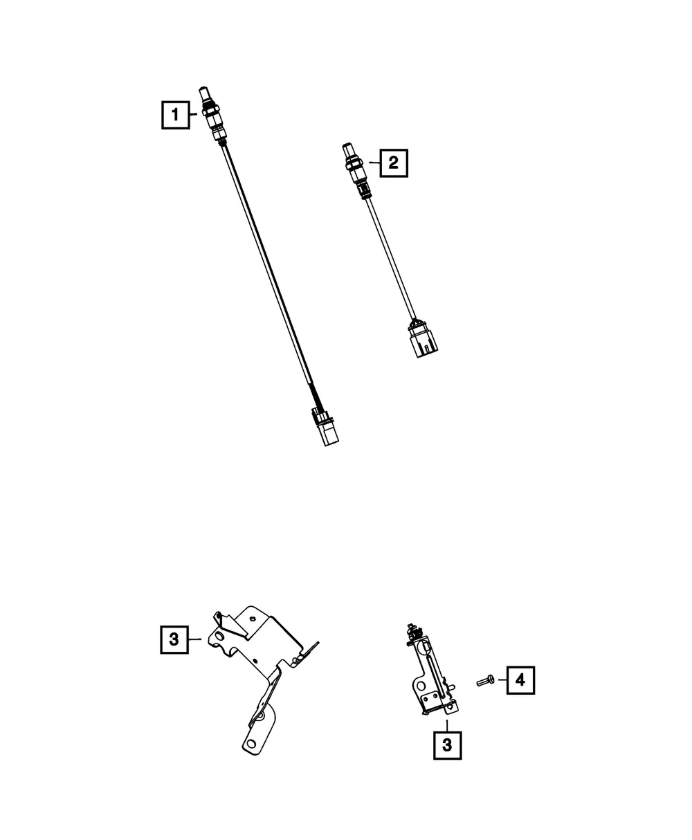 Oxygen Sensor - Mopar (68142340AA)