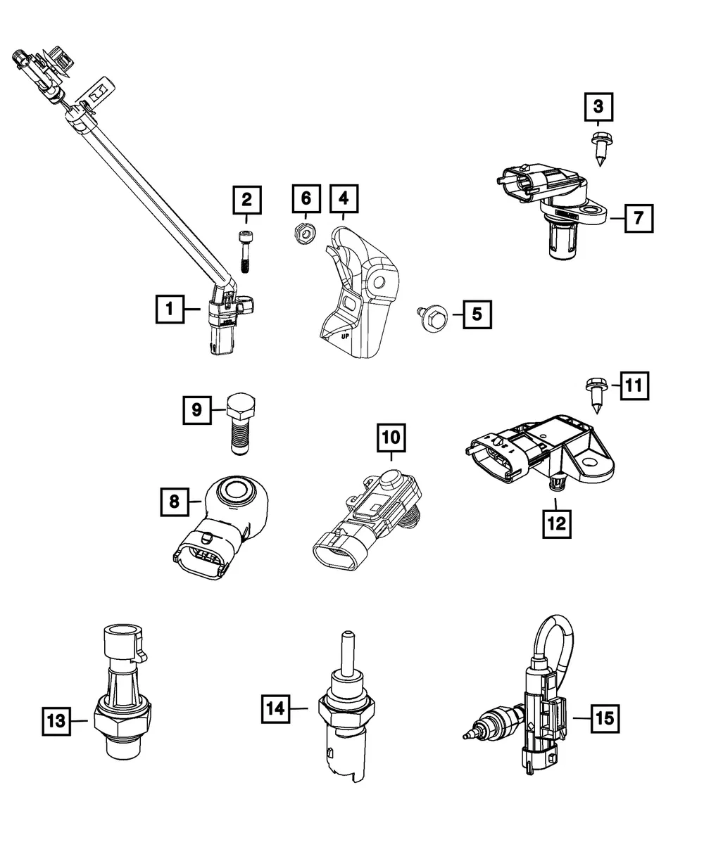 Map Sensor - Mopar (68143574aa)