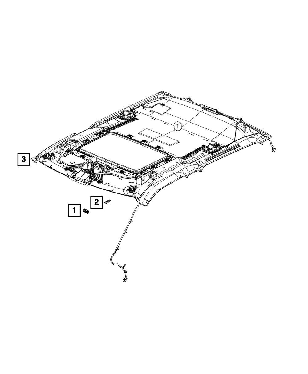 Power Window Switch - Mopar (68148894AA)