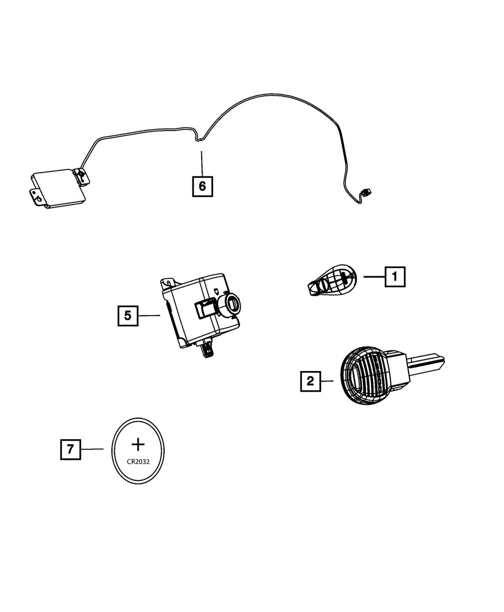 Wireless Ignition Node Receiver - Mopar (68158217ab)