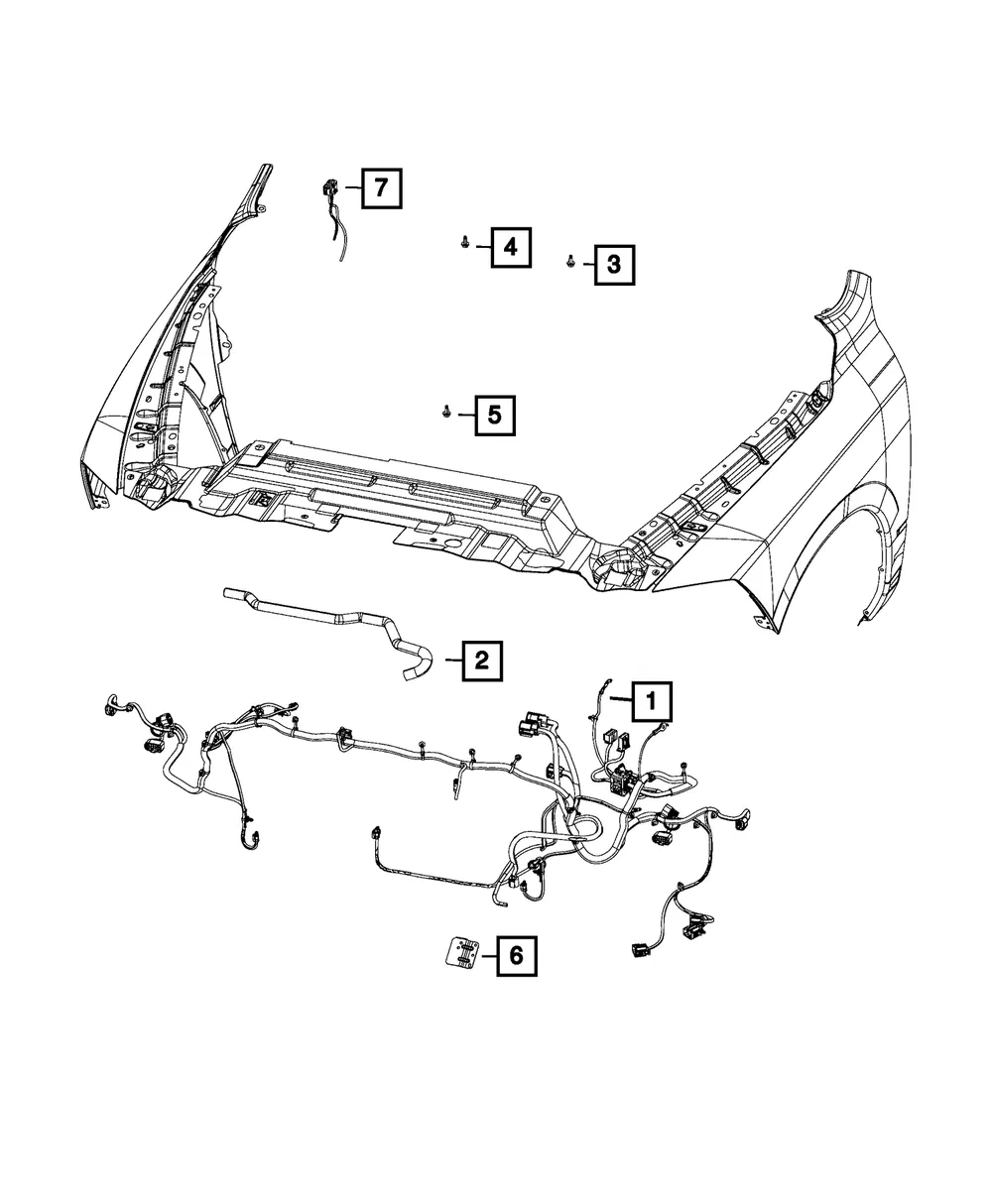 Connector Bracket - Mopar (68159991aa)