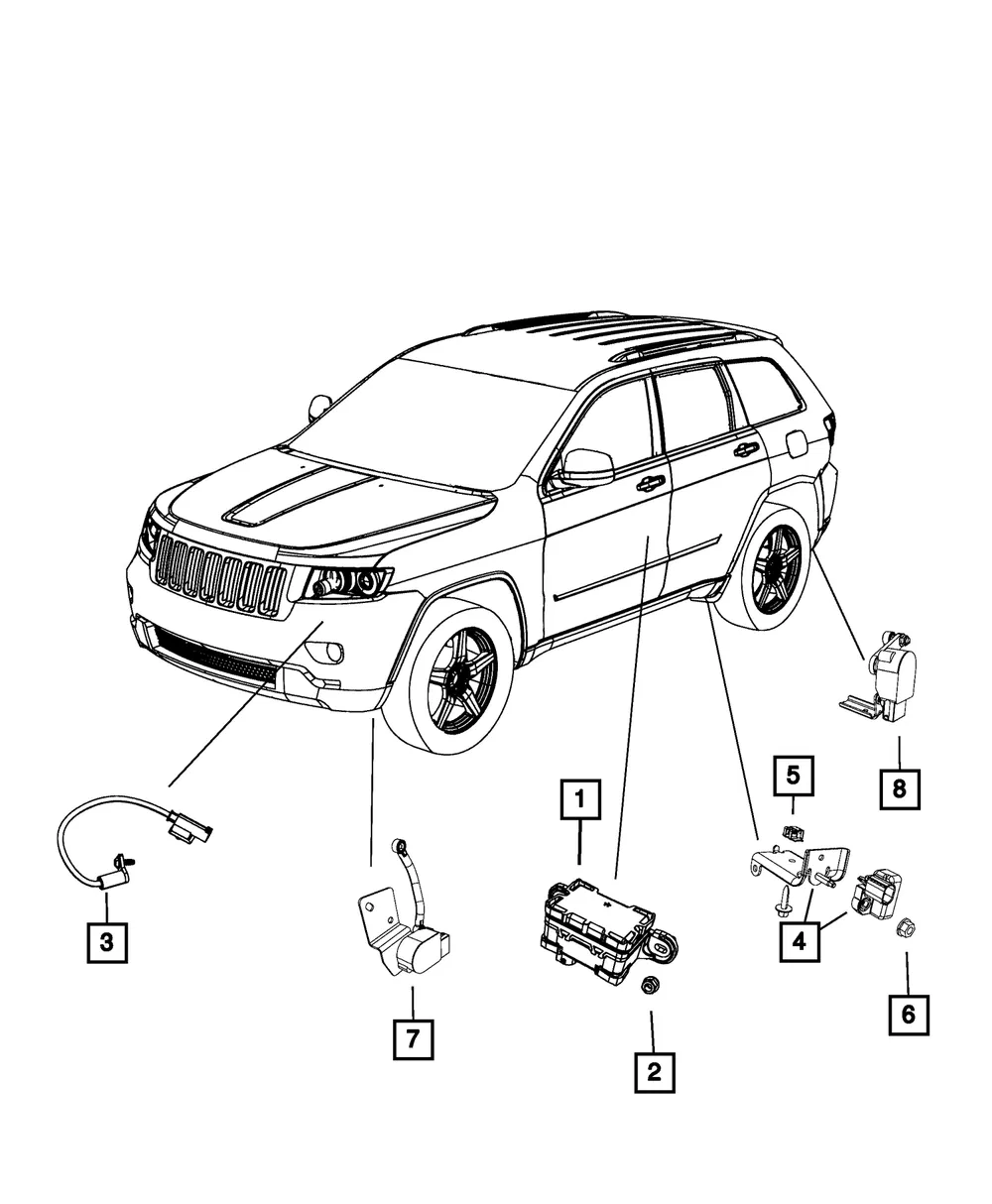 RIDE HEIGHT SENSOR - Mopar (68164093AB)