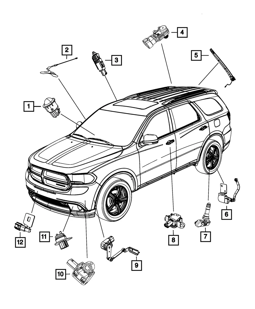 Height Sensor - Mopar (68164814AB)