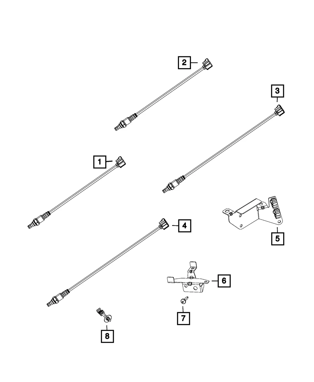 Oxygen Sensor Bracket - Mopar (68165955aa)