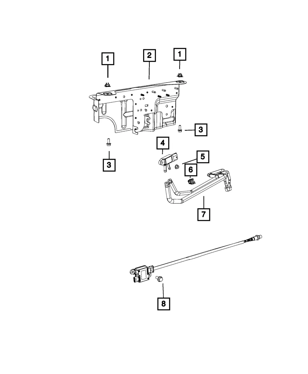 Sensor Mounting Bracket - Mopar (68169336AC)