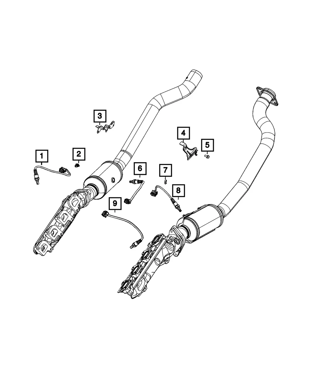 Oxygen Sensor Bracket - Mopar (68171879ab)