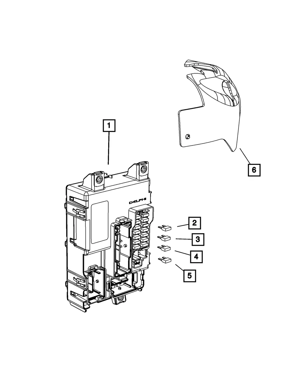 Body Controller Module - Mopar (68184343AD)