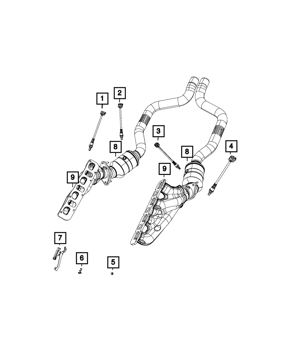 Oxygen Sensor Bracket - Mopar (68184951ab)