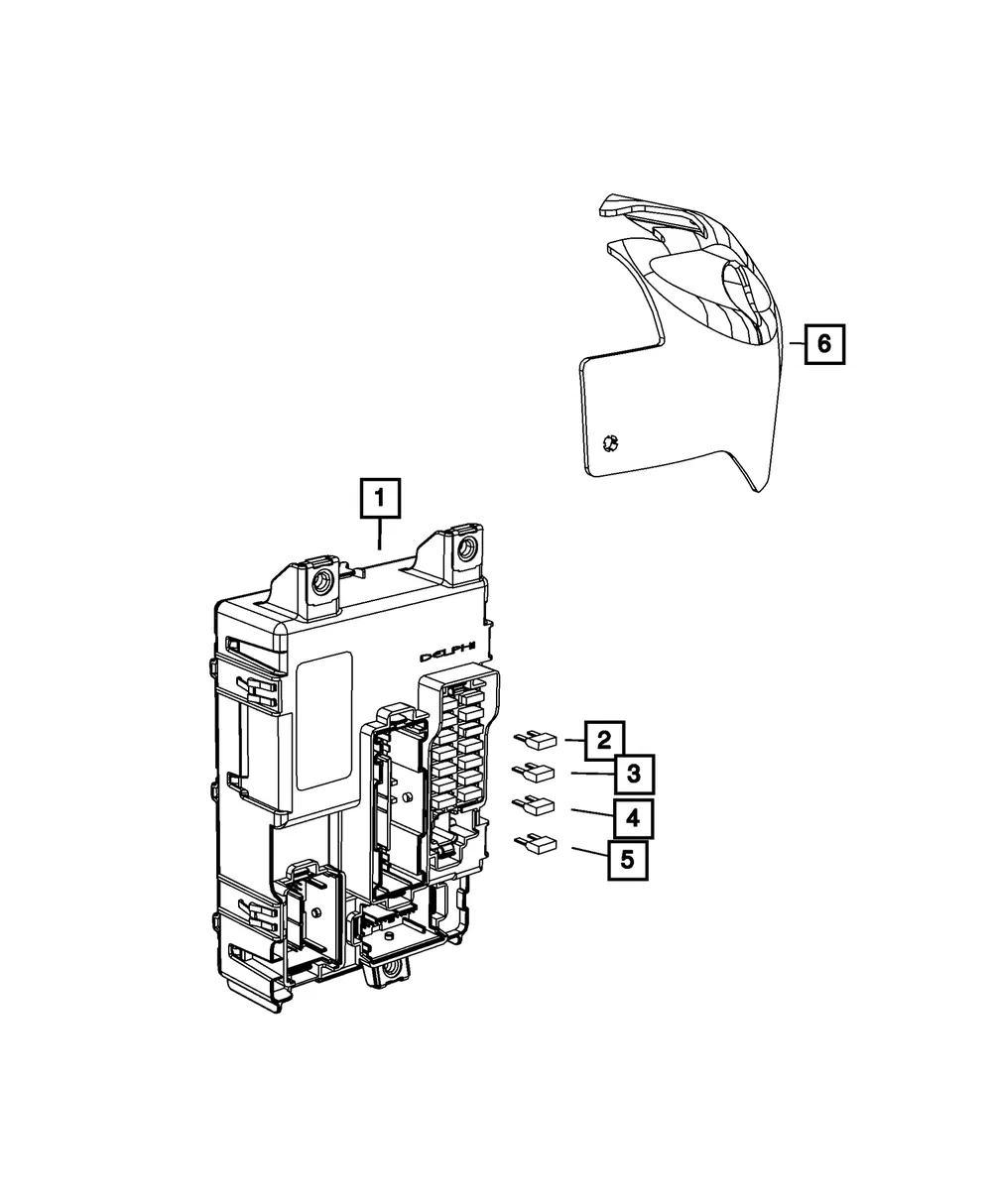 Body Controller Module, US, Canada - Mopar (68186706ae)