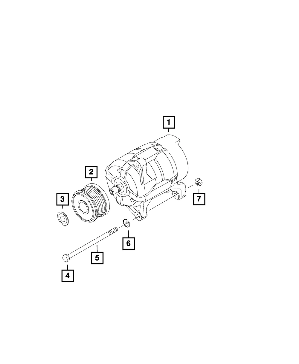 Alternator - Mopar (68187440AA)