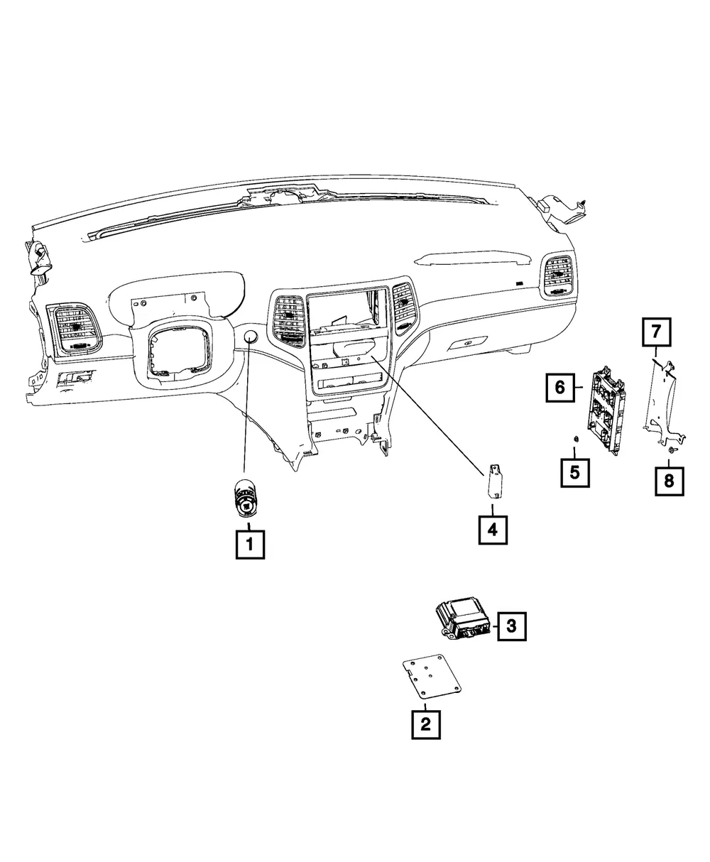 Body Controller Module - Mopar (68193350AD)