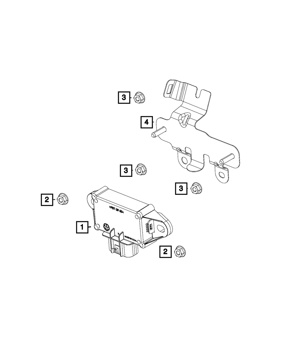 Fuel Pump Control Module - Mopar (68193711AC)