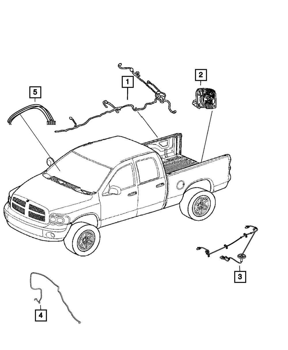 Chassis Wiring, Export - Mopar (68200092ab)