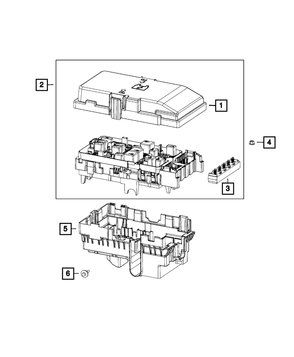 Z Case Fuse Array - Mopar (68202610AA)