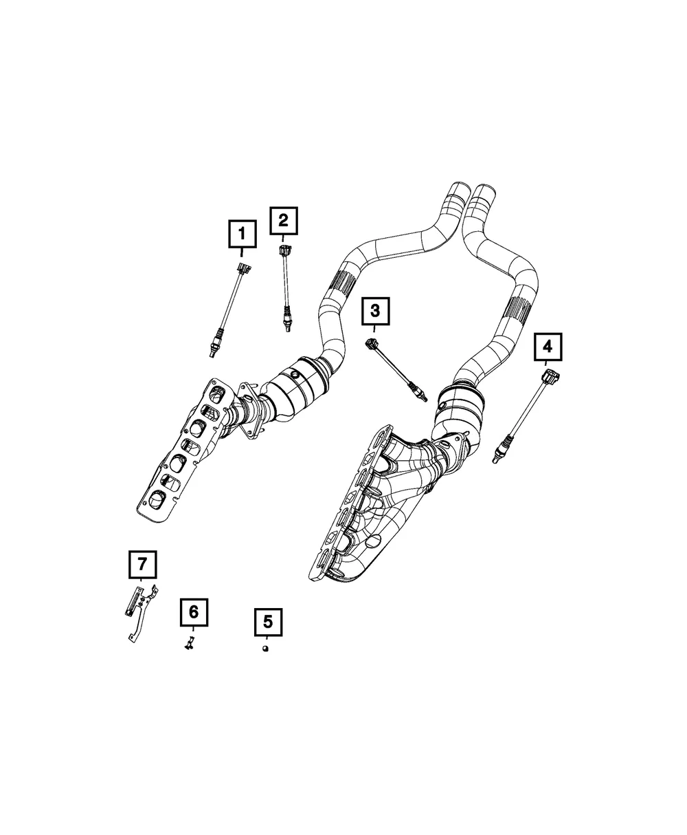 Oxygen Sensor - Mopar (68203458AA)