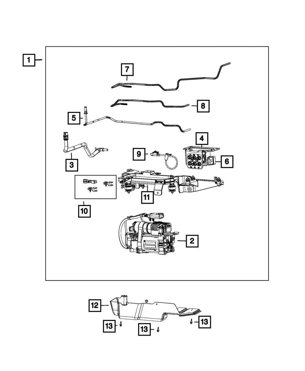 Compressor Temperature Sensor - Mopar (68204397AA)