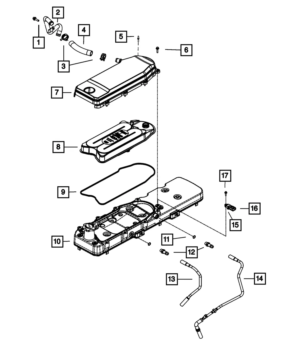 Sensor O Ring - Mopar (68210507AA)