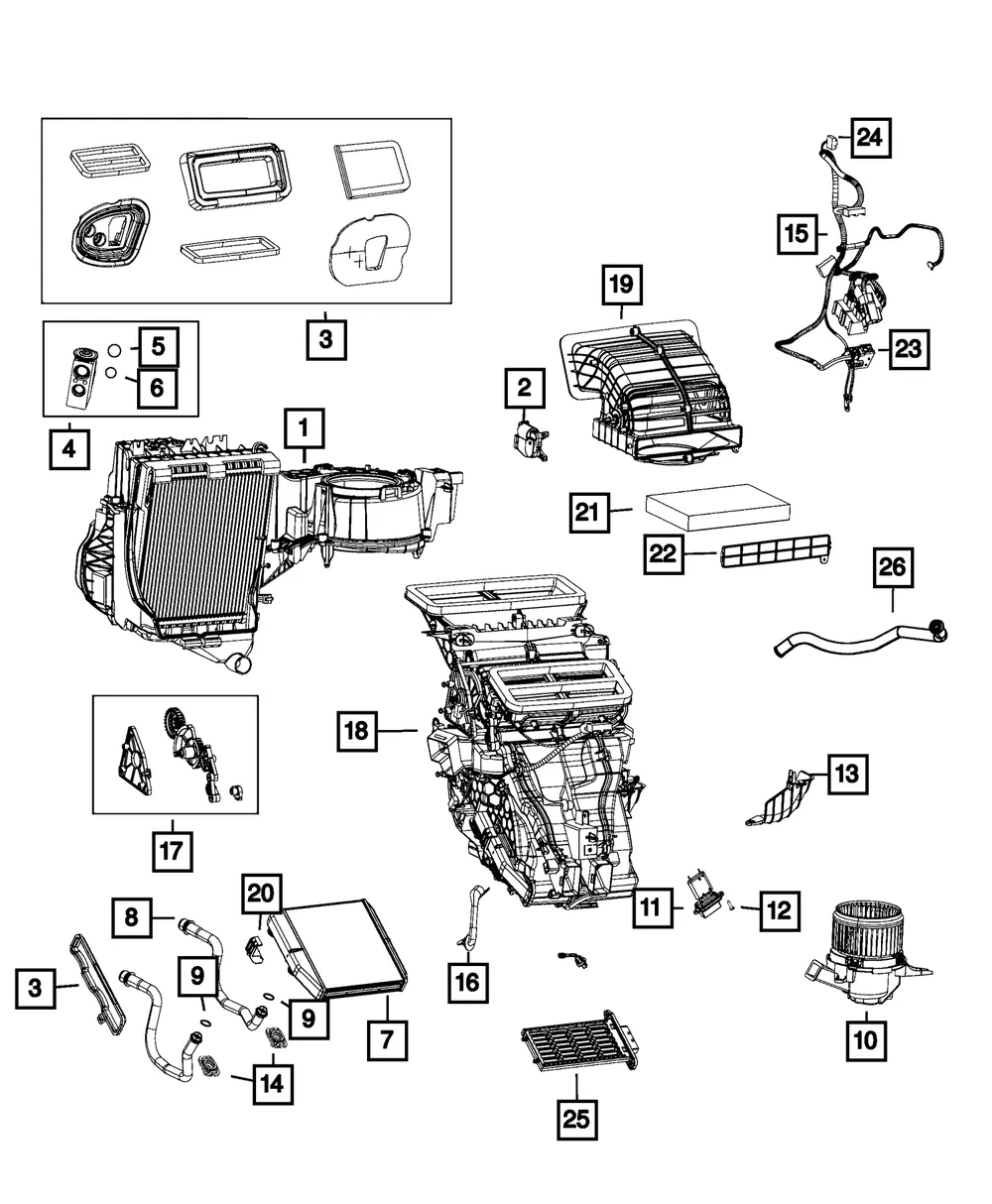 A/C Actuator Lever - Mopar (68212082aa)