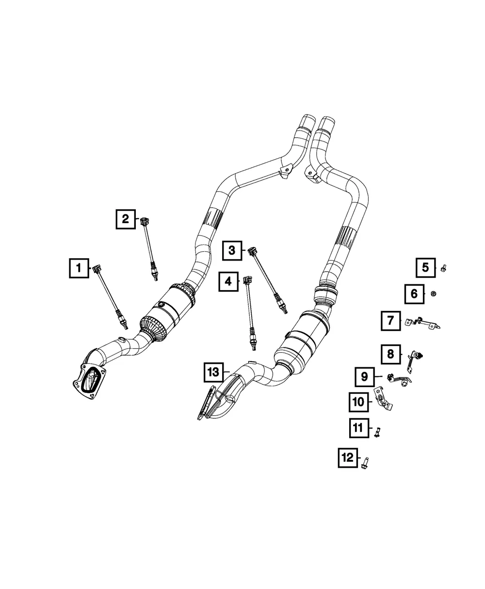 Oxygen Sensor Bracket - Mopar (68212601AB)