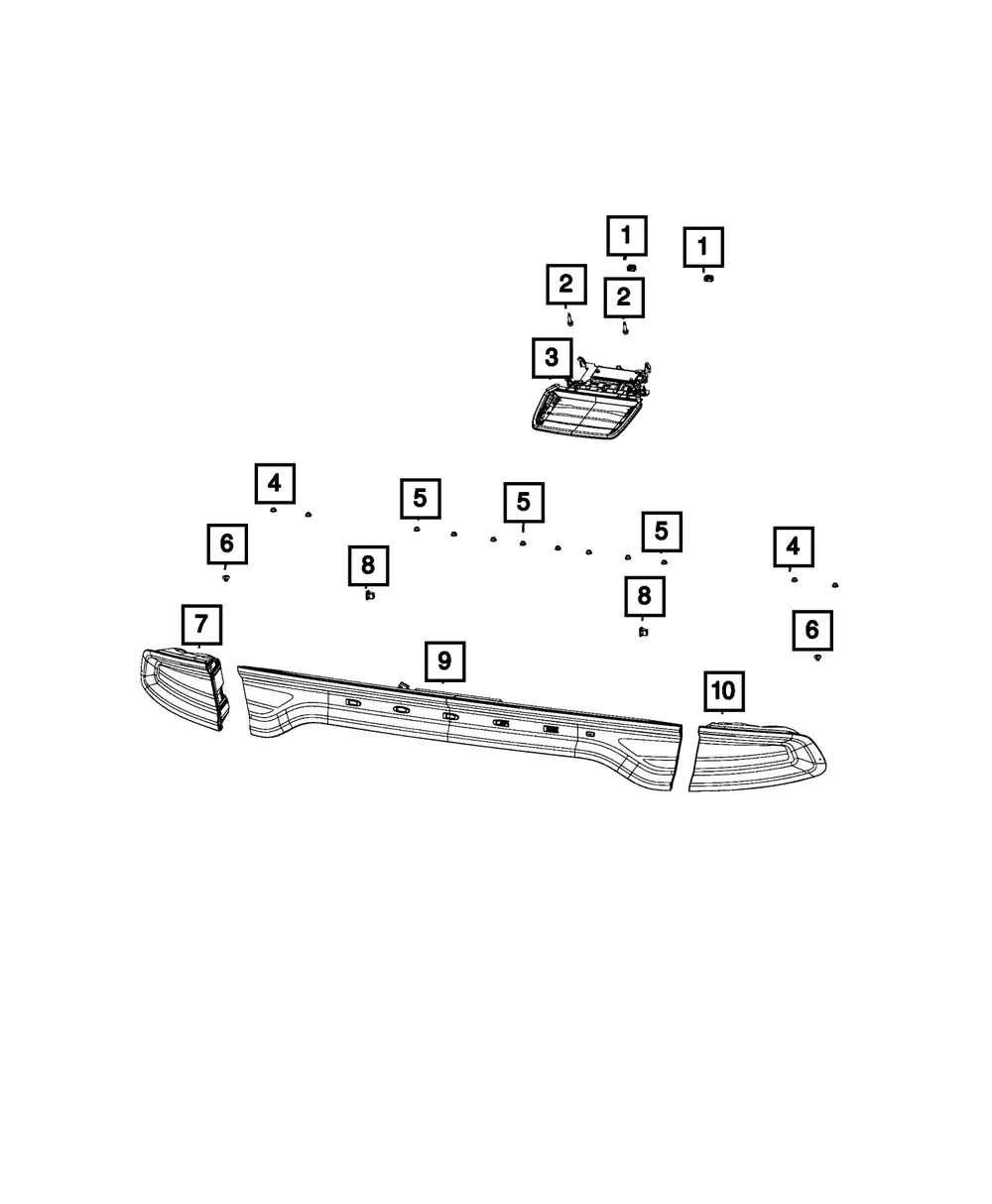 Tail Lamp Assembly - Mopar (68213145AD)
