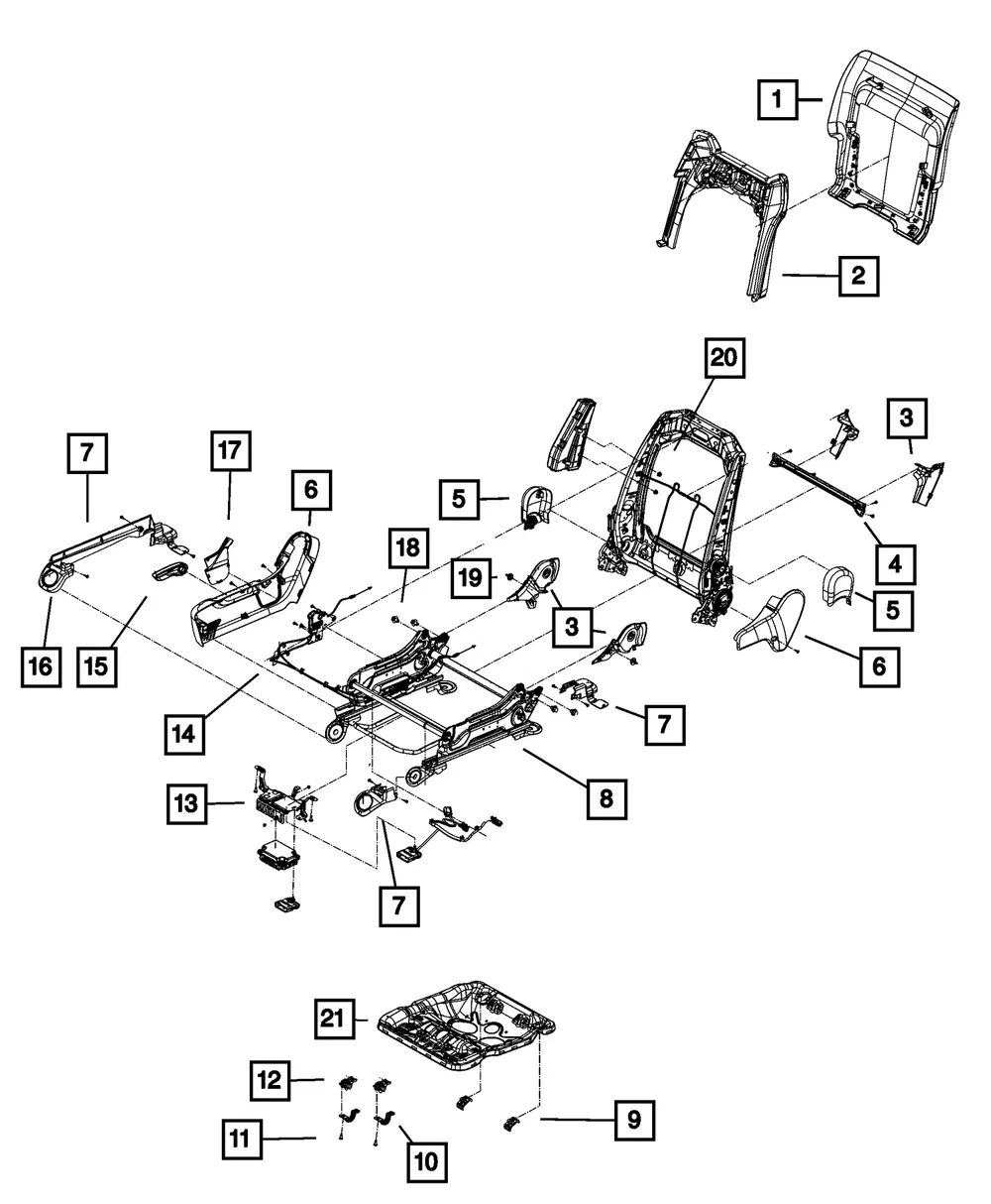 Connector Bracket - Mopar (68217673aa)