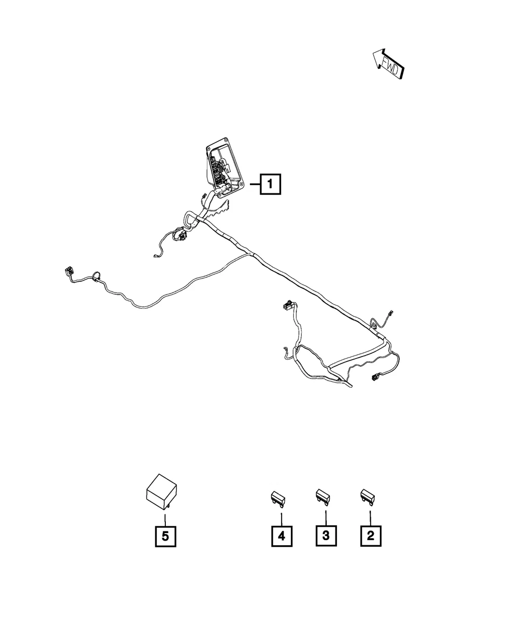 Electrical Relay - Mopar (68218393aa)