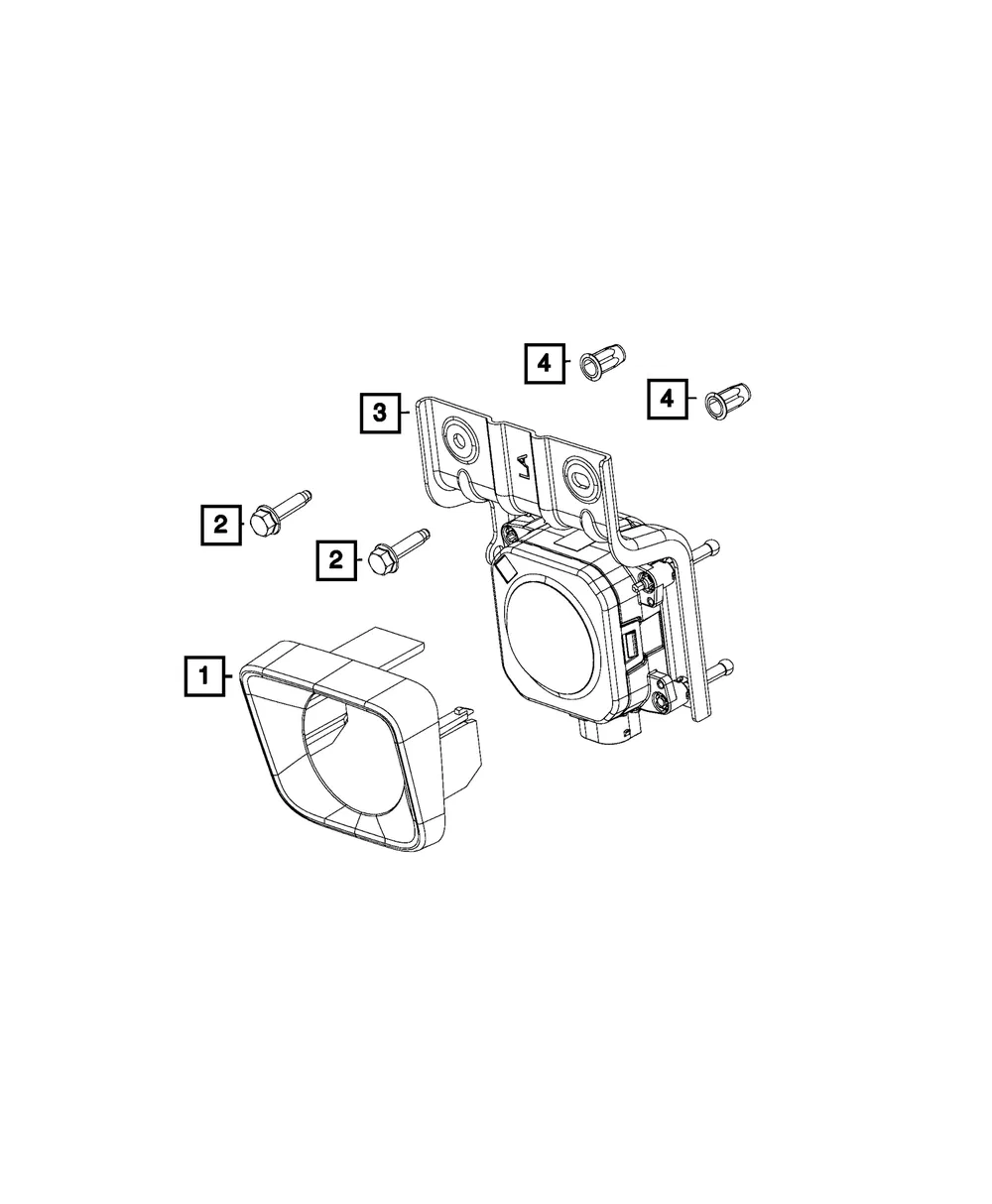 Sensor Cover - Mopar (68222750AA)