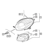 Headlamp, Primary, Left - Mopar (68223661aa)