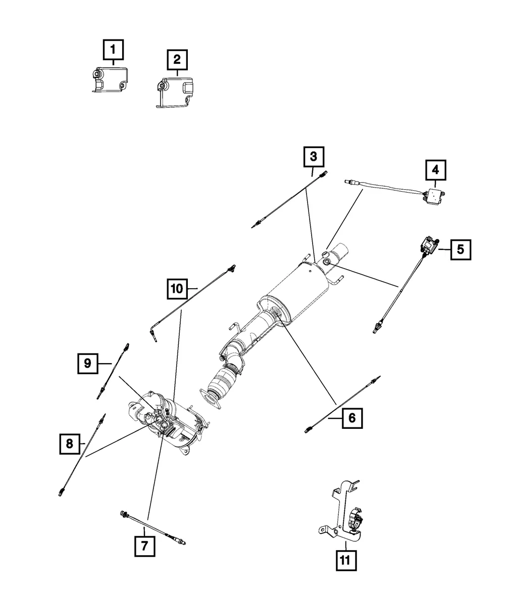 Wiring Bracket - Mopar (68224047aa)