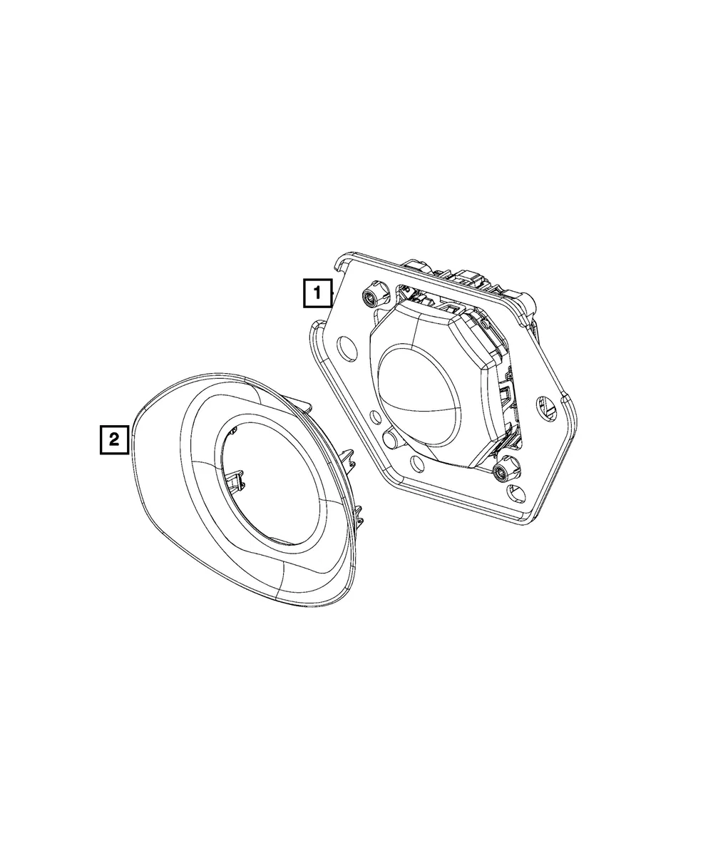 Adaptive Speed Control Module Sensor And Bracket - Mopar (68226359aj)