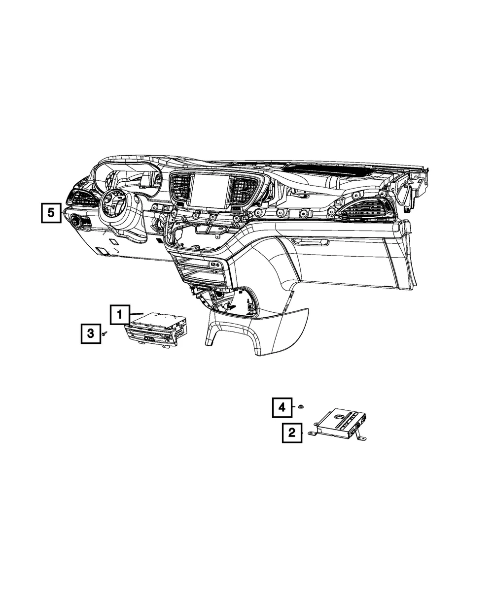 Video Module - Mopar (68227168an)
