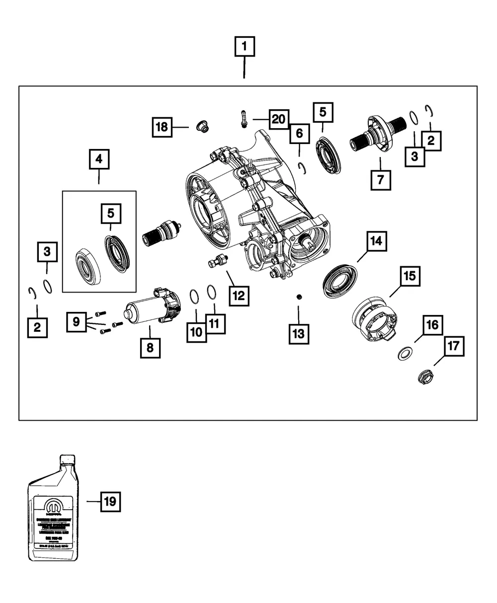Pressure Sensor - Mopar (68227790ad)