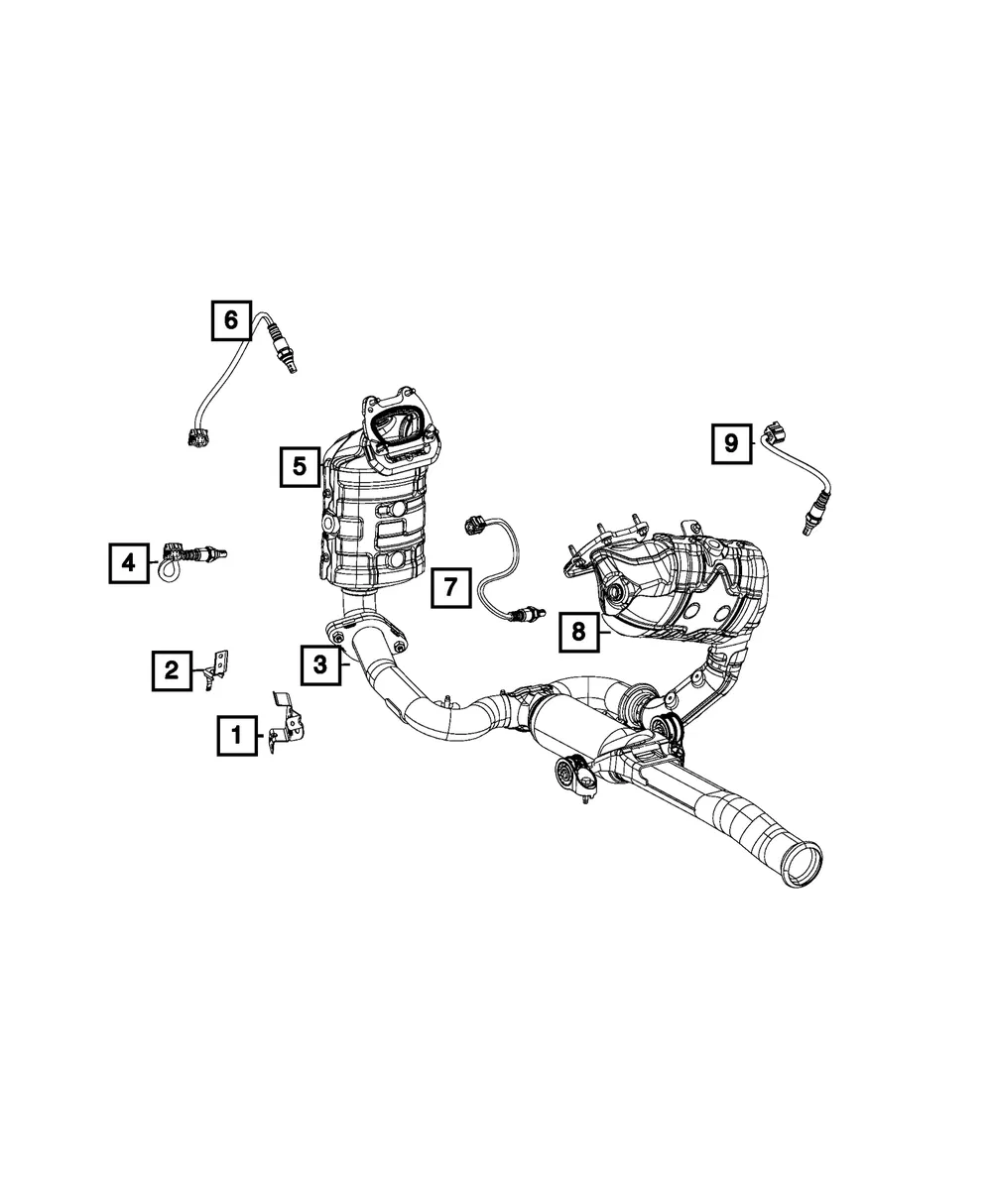 Oxygen Sensor Bracket - Mopar (68229566AB)