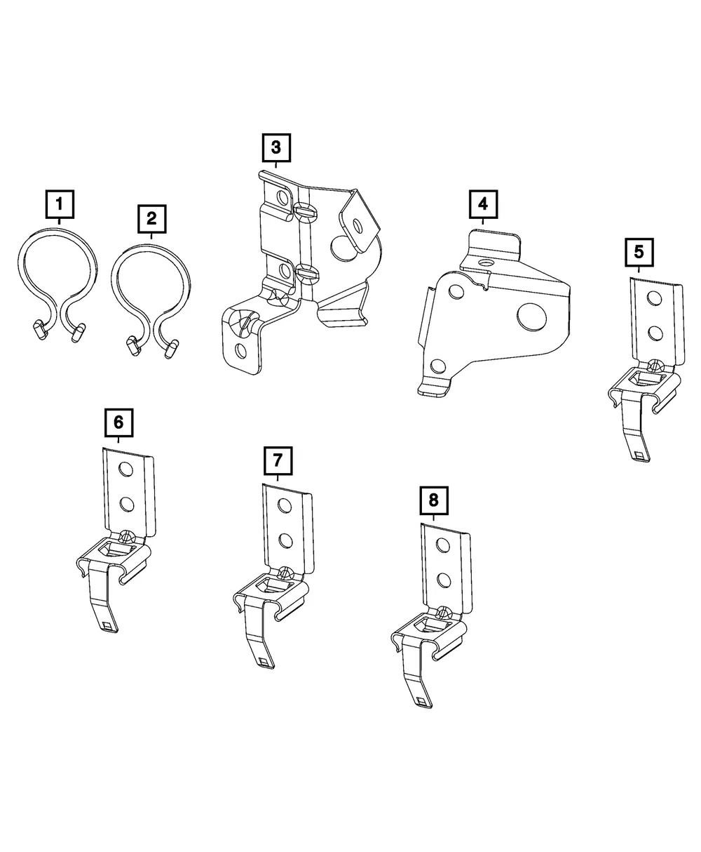 Oxygen Sensor Bracket - Mopar (68229569AA)