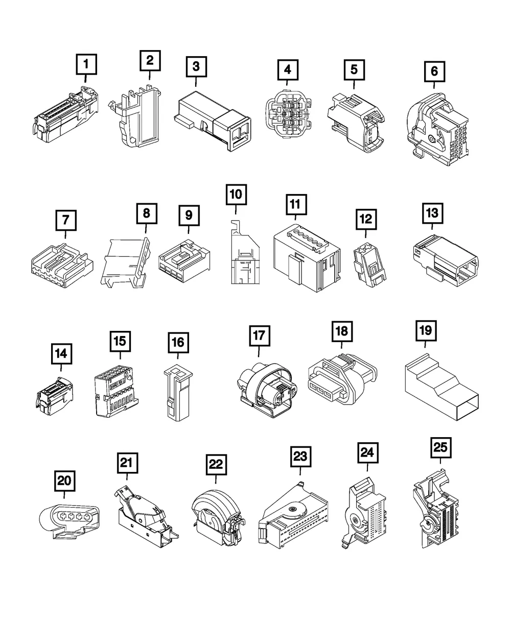 Electrical Connector - Mopar (68231514aa)