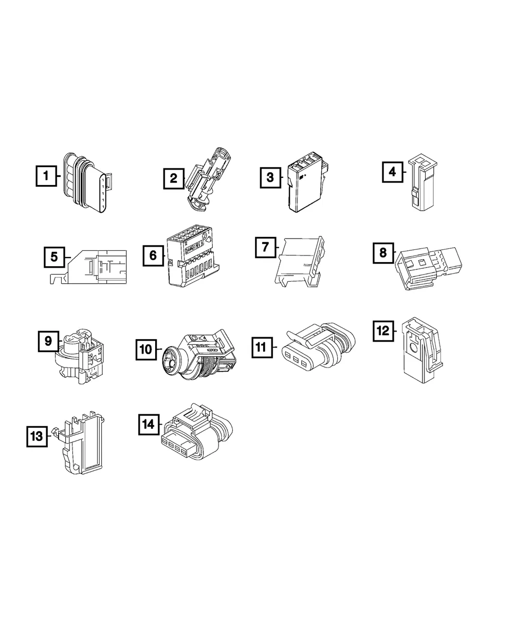 Wiring Connector - Mopar (68231532aa)