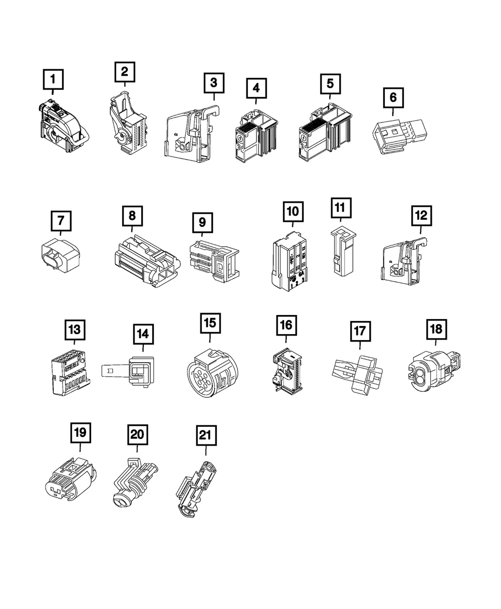 Electrical Connector - Mopar (68236013aa)