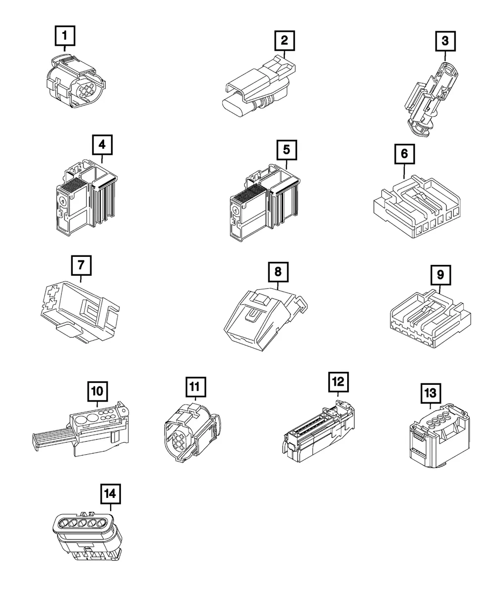 Electrical Connector - Mopar (68236015aa)