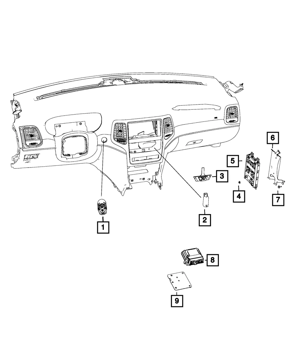 BODY CONTROLLER MODULE - Mopar (68236139AH)