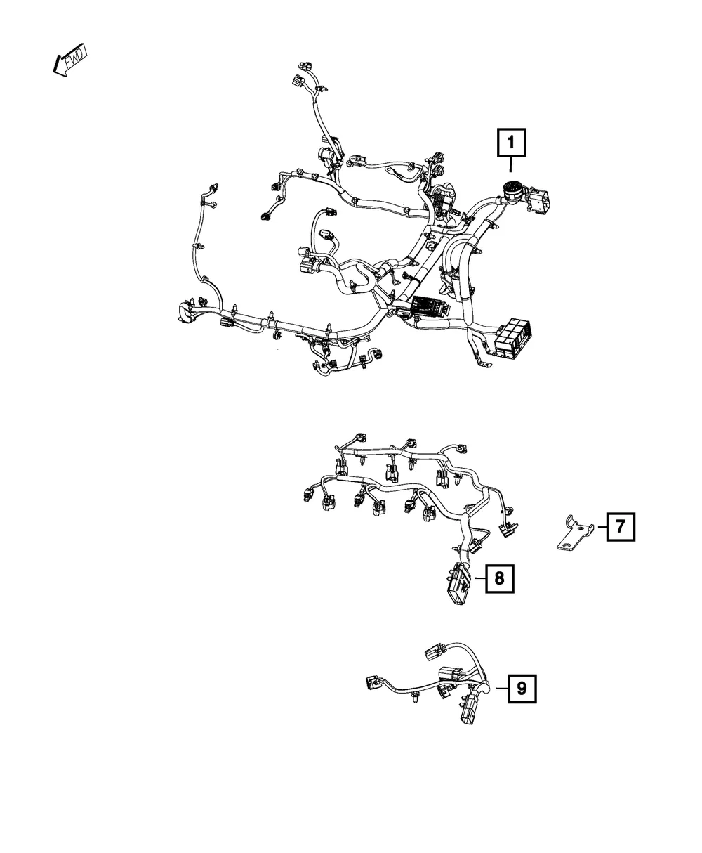 Engine Wiring - Mopar (68236867ai)