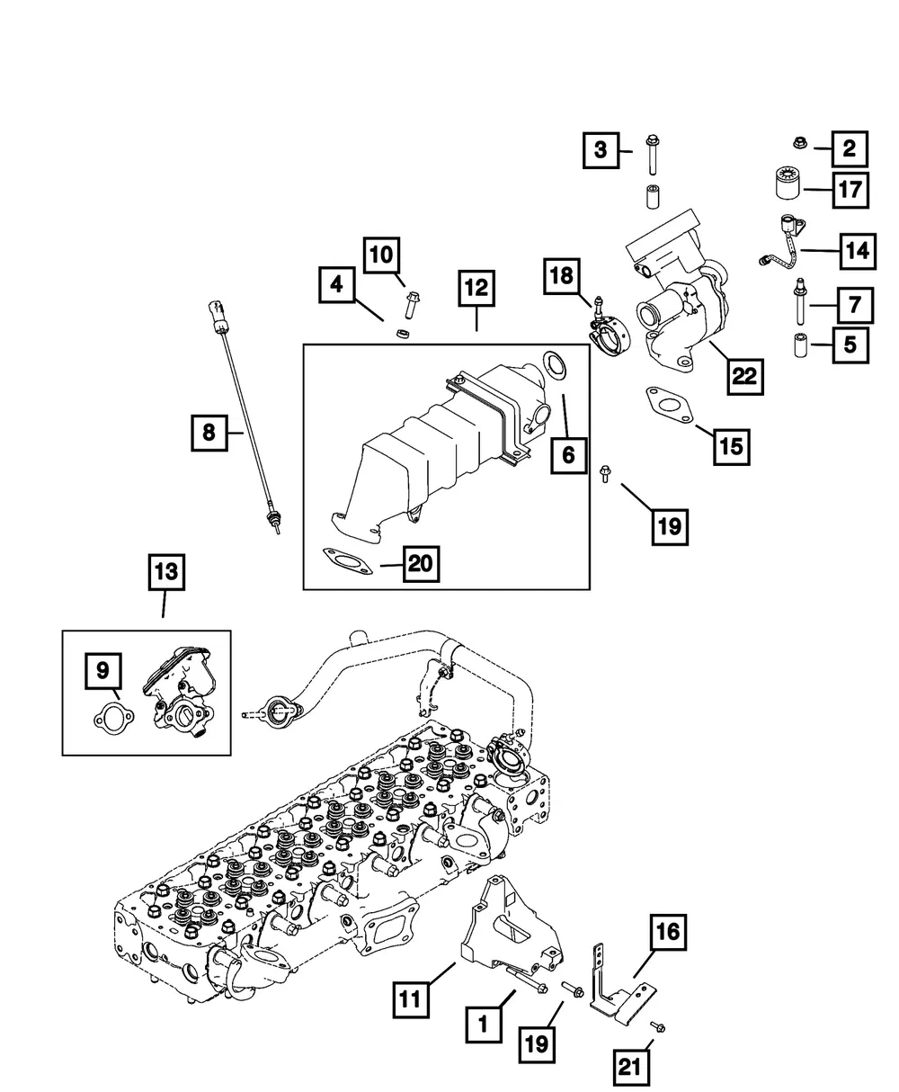 Emp Sensor Boot - Mopar (68242166aa)