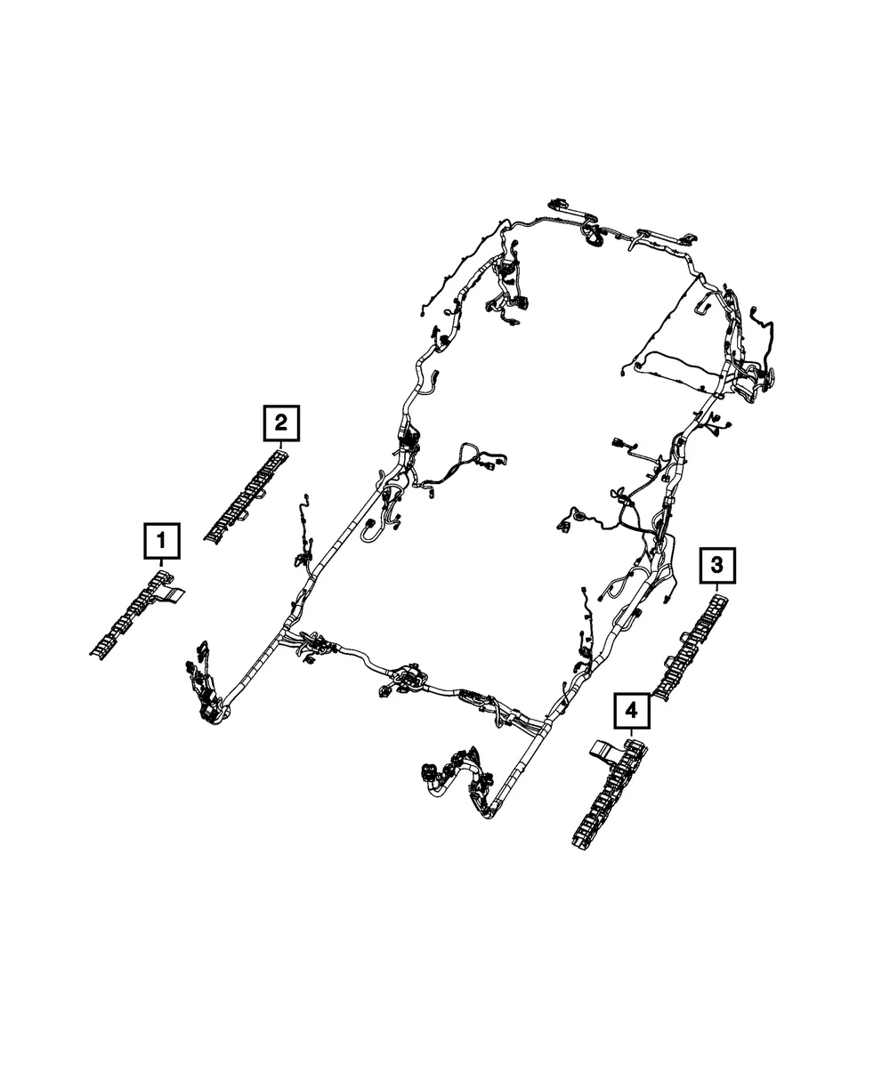 Wiring Trough - Mopar (68242546ab)