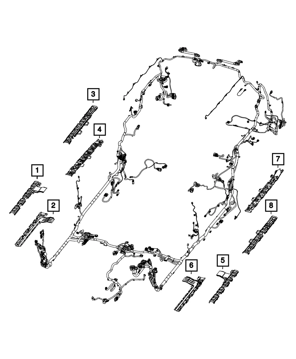 Wiring Trough - Mopar (68242552aa)