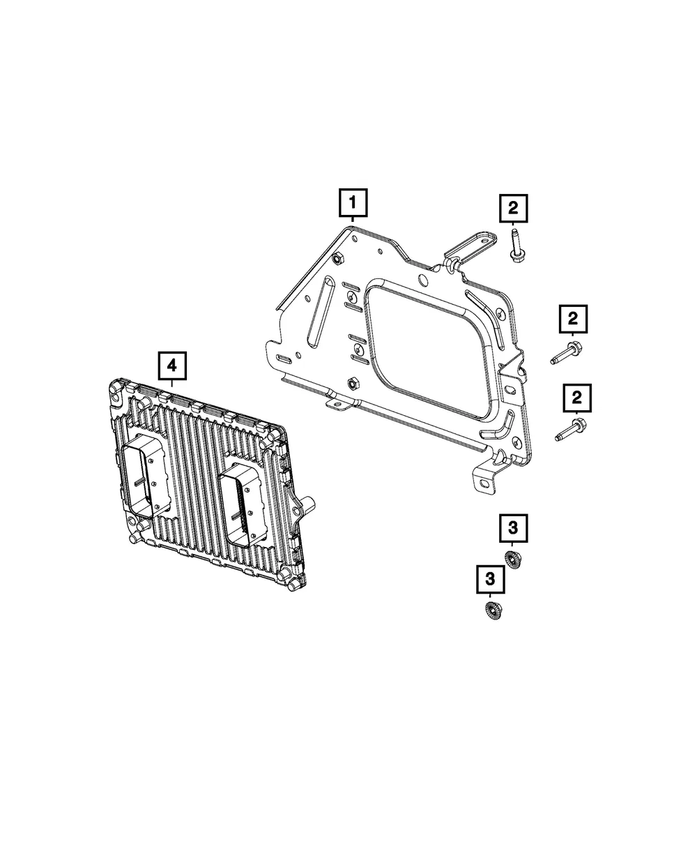 Powertrain Control Module - Mopar (68243305AB)