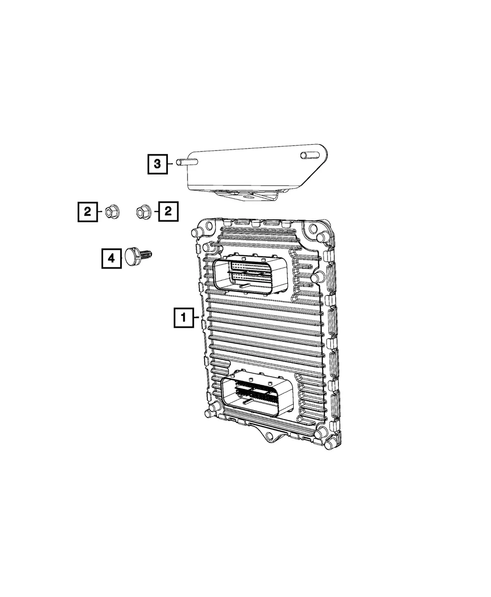 Engine Controller Module - Mopar (68243308AB)