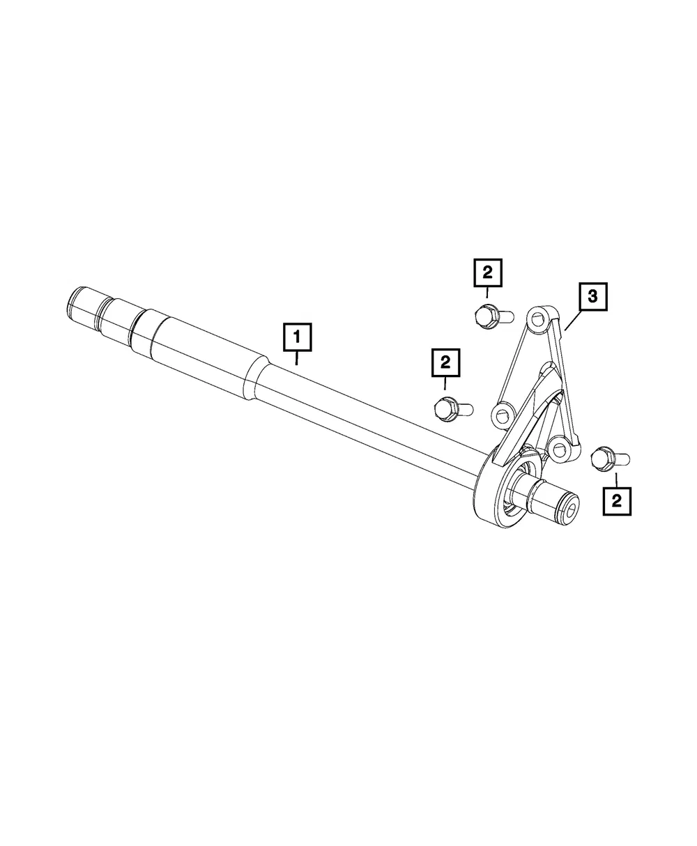 Alternator Bracket - Mopar (68243344AA)